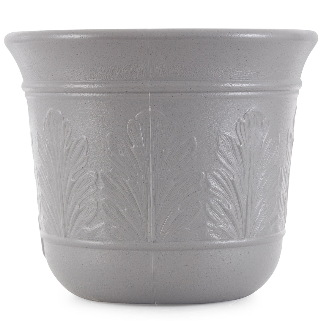 Suncast 300 Foot Heavy Duty 5 Gallon Decorative Garden Hose Pot, Gray (4 Pack) - VMInnovations