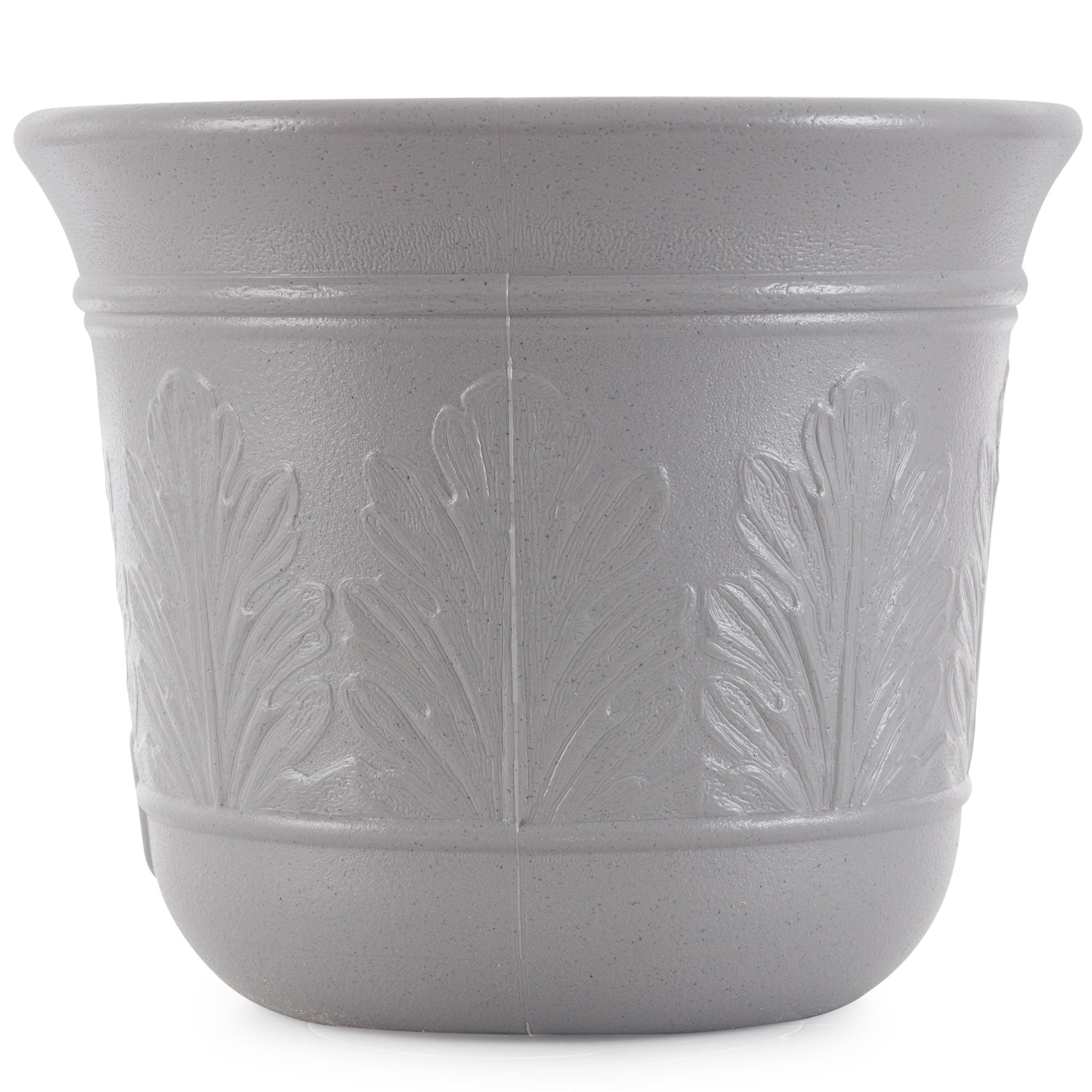 Suncast 300 Foot Heavy Duty 5 Gallon Decorative Garden Hose Pot, Gray (4 Pack) - VMInnovations