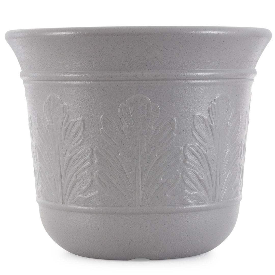 Suncast 300 Foot Heavy Duty 5 Gallon Decorative Garden Hose Pot, Gray (4 Pack) - VMInnovations