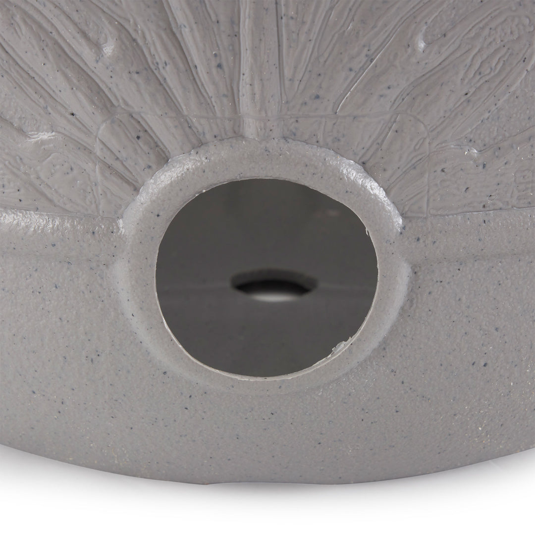 Suncast 300 Foot Heavy Duty 5 Gallon Decorative Garden Hose Pot, Gray (4 Pack) - VMInnovations