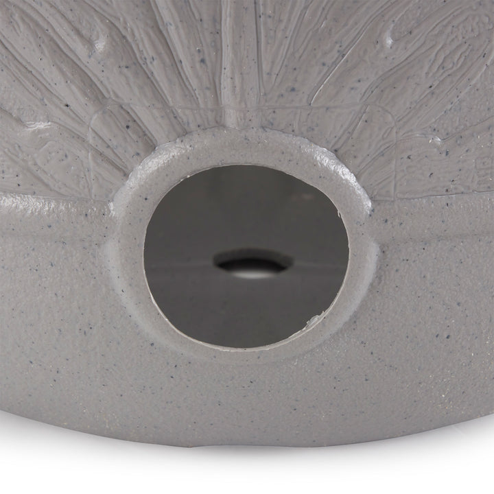 Suncast 300 Foot Heavy Duty 5 Gallon Decorative Garden Hose Pot, Gray (4 Pack) - VMInnovations