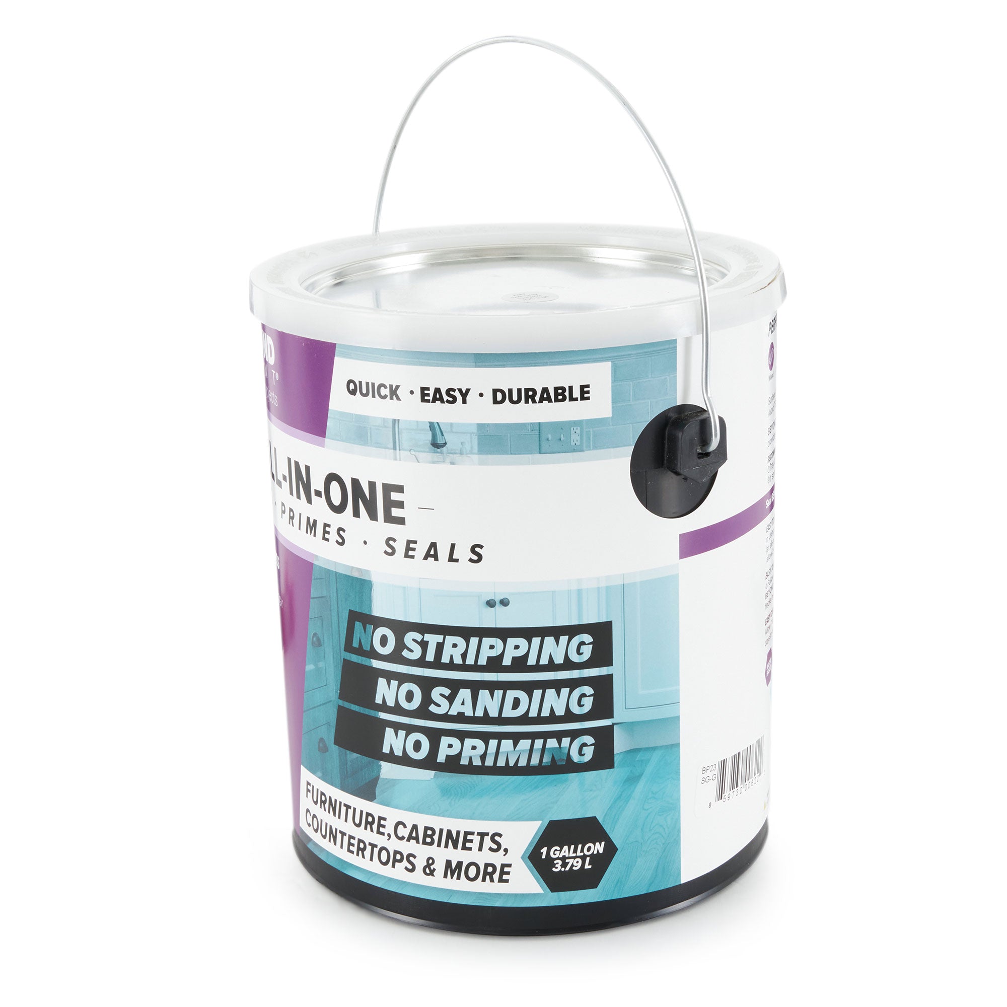 Beyond Paint Furniture, Cabinets and More Refinishing Paint, Gallon, Soft Gray - VMInnovations