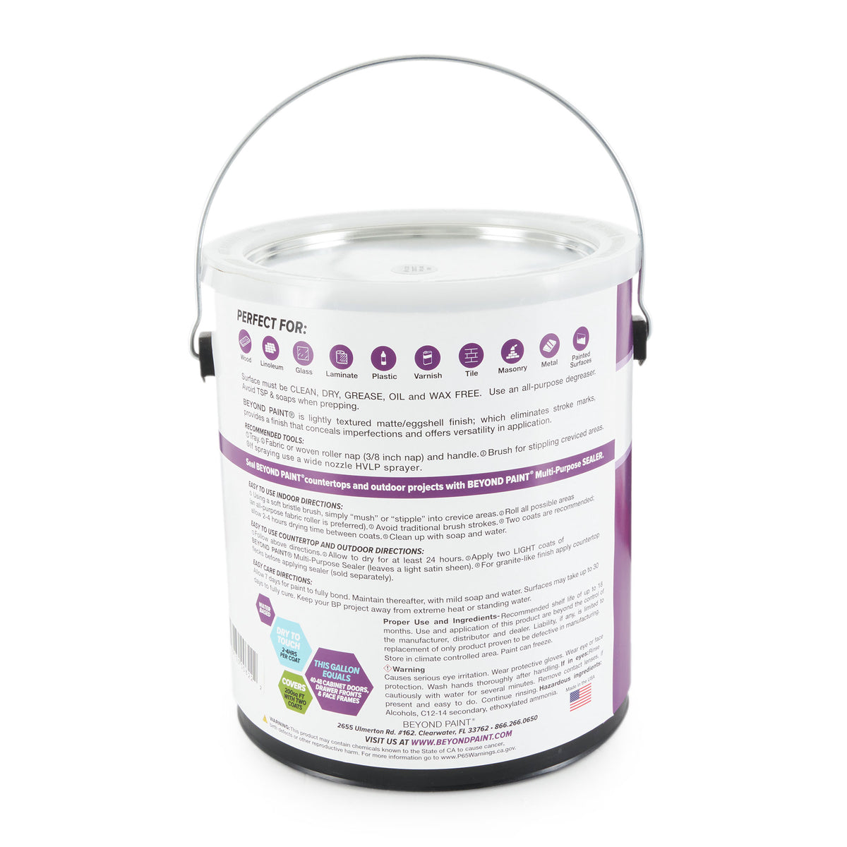 Beyond Paint Furniture, Cabinets and More Refinishing Paint, Gallon, Soft Gray