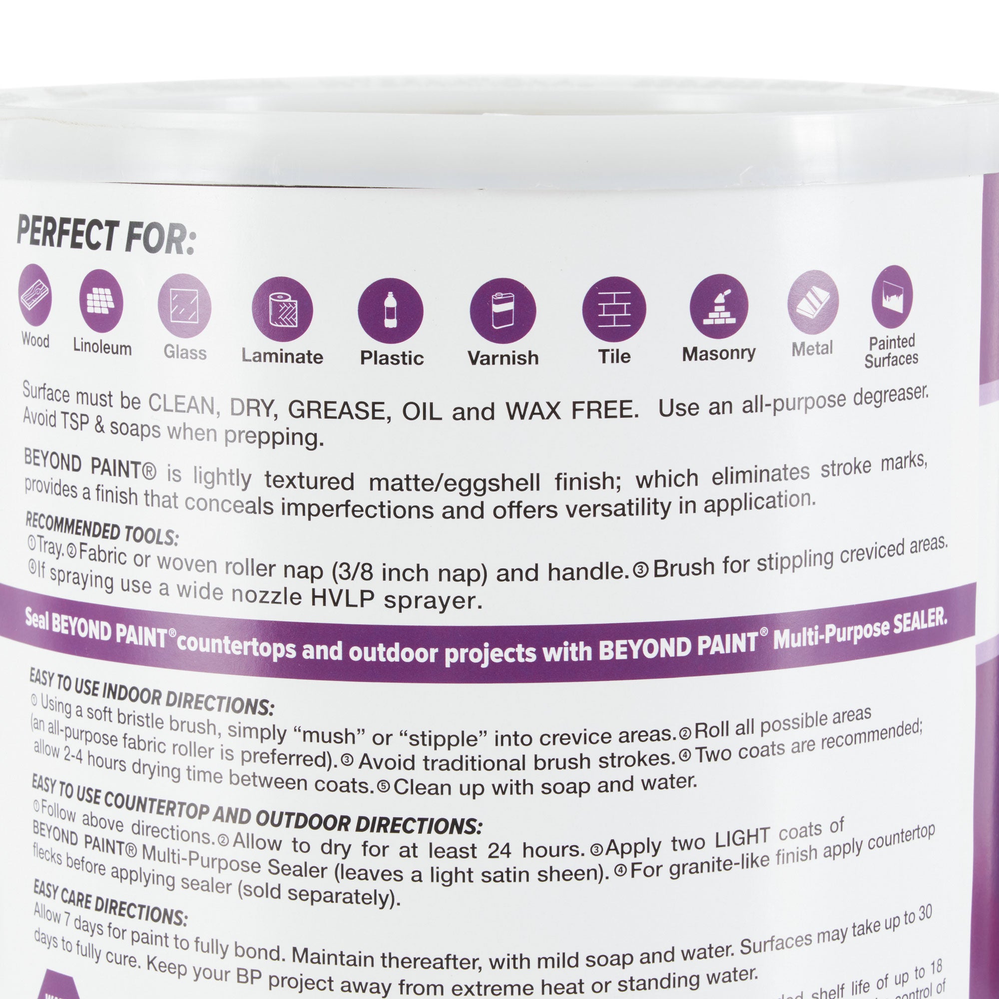 Beyond Paint Furniture, Cabinets and More Refinishing Paint, Gallon, Soft Gray - VMInnovations
