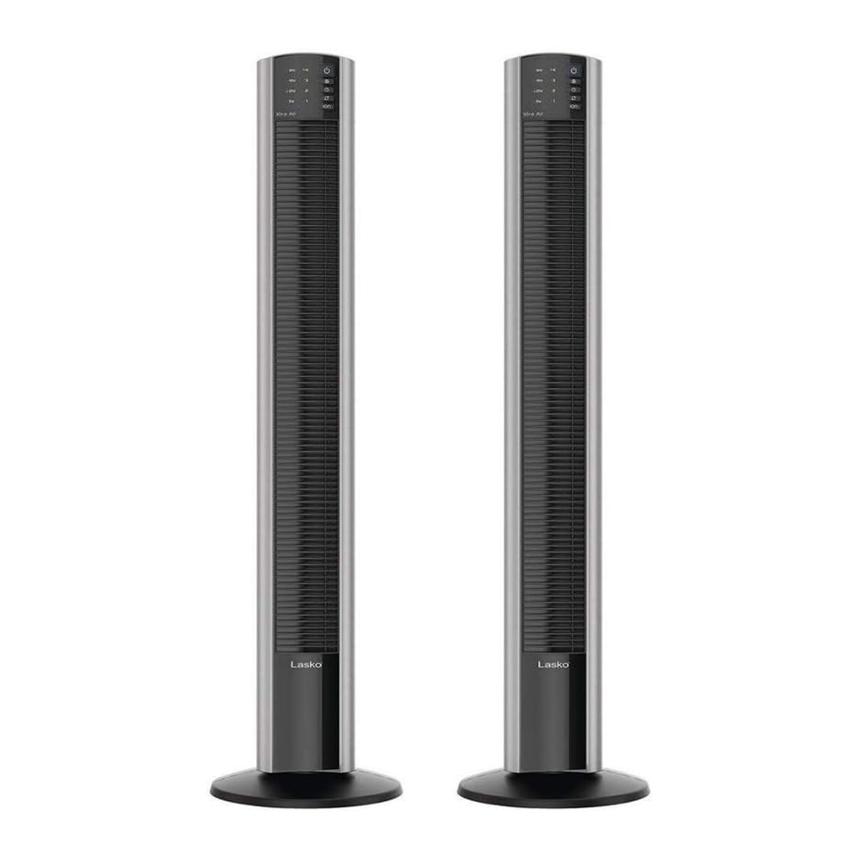 Lasko XtraAir 48 In. Tower Home Fan Air Ionizer with Remote Control (2 Pack) - VMInnovations
