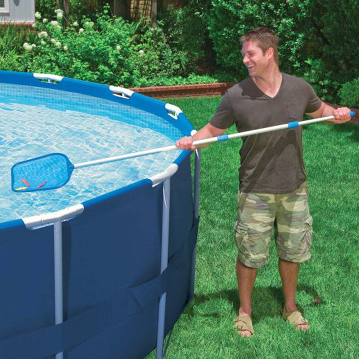 Intex 12ft x 30in Prism Frame Above Ground Swimming Pool and Maintenance Kit - VMInnovations