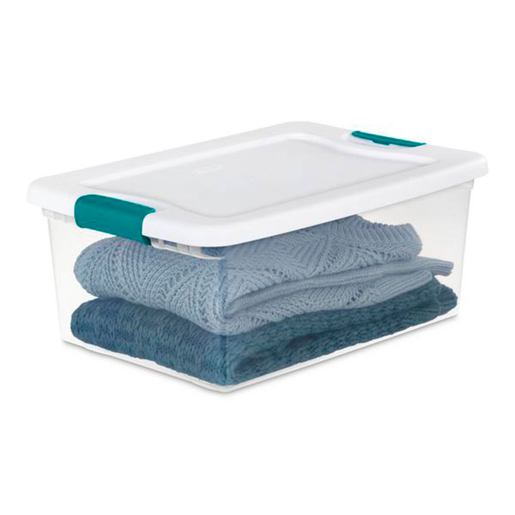Sterilite 6 Sets of 32 Quart Latch Lid Tote & 12 Sets of 15 Quart Latch Lid Tote - VMInnovations