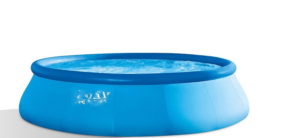 Intex 15' x 42" Above Ground Swimming Pool with Ladder, Pump, and Leaf Skimmer