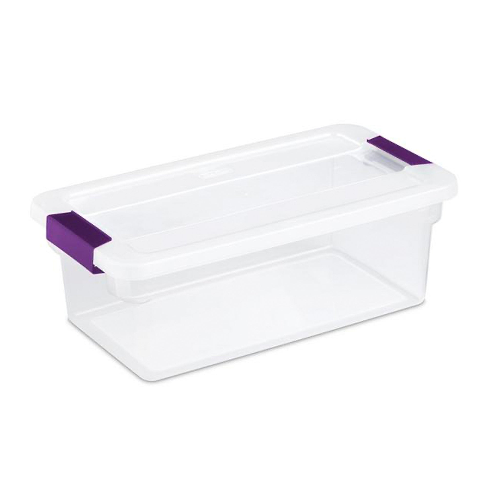 Sterilite 6 Quart Plastic ClearView Latch Box Storage Container Tote, 72 Pack