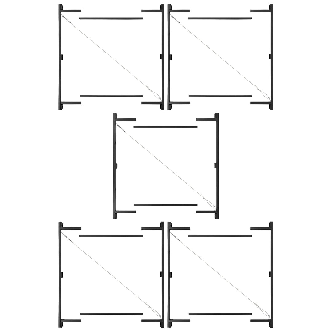 Adjust-A-Gate Steel Frame Gate Kit, 36"-60" Wide Opening Up To 7' High (5 Pack)