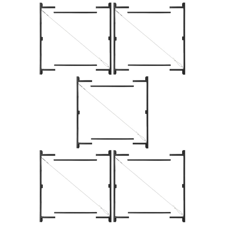Adjust-A-Gate Steel Frame Gate Kit, 36"-60" Wide Opening Up To 7' High (5 Pack)