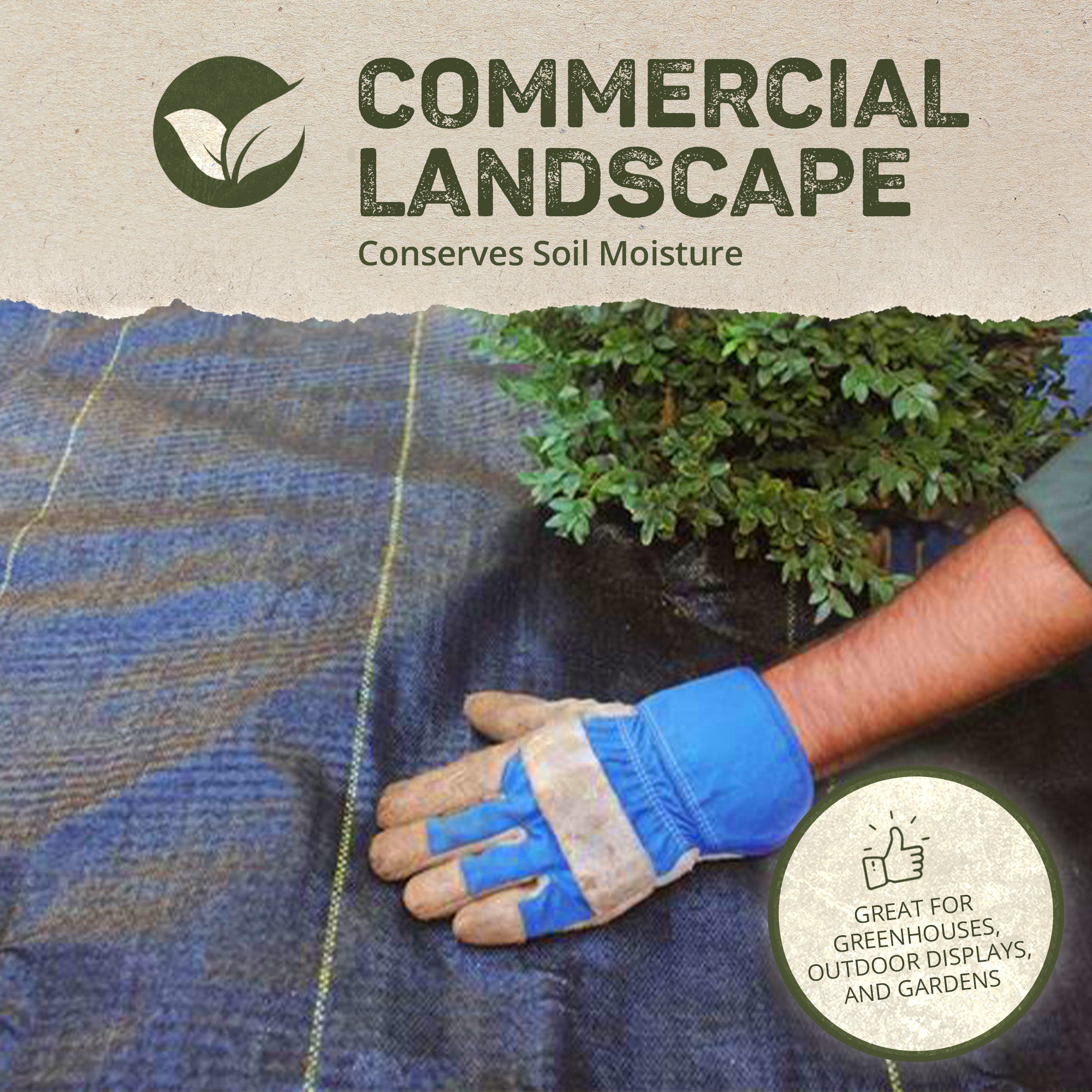 DeWitt 3 x 250 ft Weed Barrier Fabric w/ DeWitt 4 x 250 ft Weed Barrier Fabric - VMInnovations