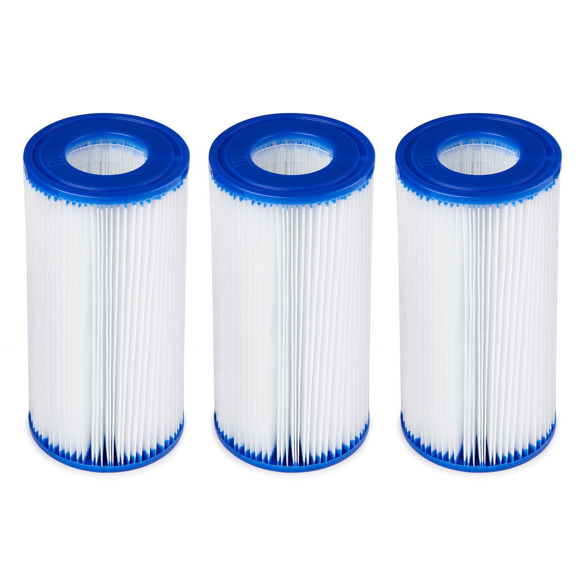 Bestway Swimming Pool Filter Pump Replacement Cartridge Types III/A, 3 Pack