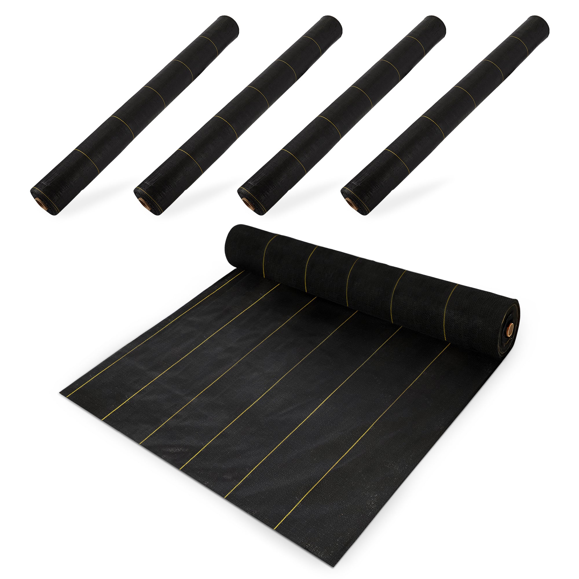 DeWitt Sunbelt 6' Wide Weed Barrier Landscape Fabric Ground Cover, 300' (5 Pack)