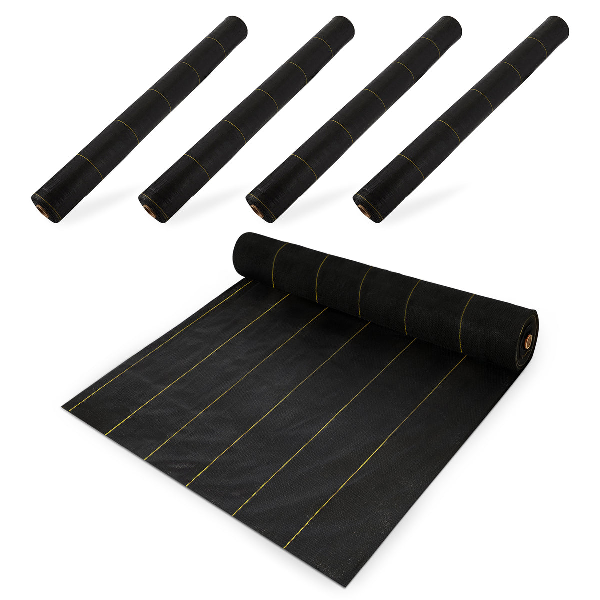 DeWitt Sunbelt 6' Wide Weed Barrier Landscape Fabric Ground Cover, 300' (5 Pack)