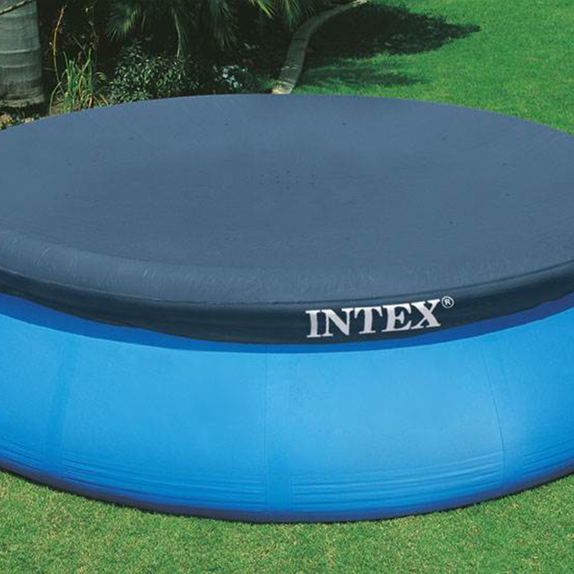 Intex Steel Frame Pool Ladder for 42” Wall Height Pools & 15’ Round Pool Cover - VMInnovations