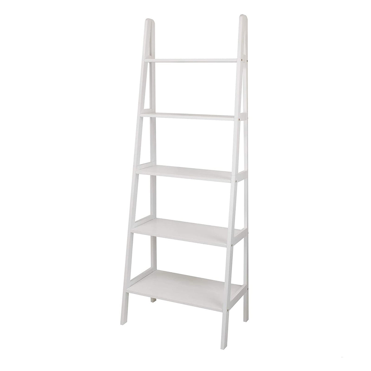 Casual Home 5 Shelf Wood Shelving Unit, White