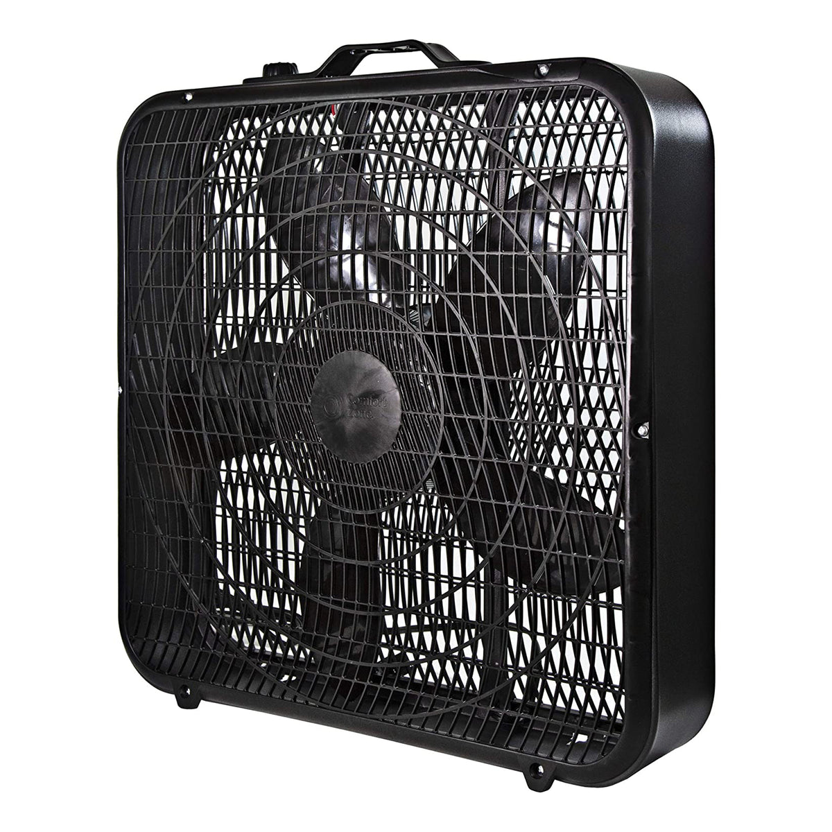 Comfort Zone 3 Speed High Performance Box Fan Air Conditioner 20 Inch (Open Box)