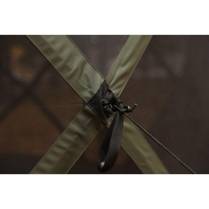 Gazelle GG601GR Pop Up Portable 8 Person Camping Gazebo Day Tent w/ Mesh Windows - VMInnovations