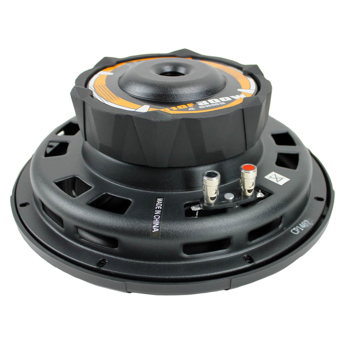 2) BOSS D10F 10" 1600W Shallow Slim Car Audio Subwoofers Power Subs Woofers Flat