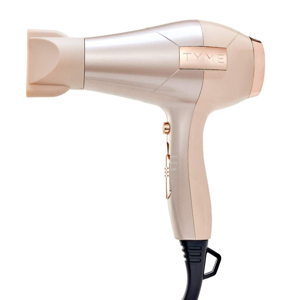 TYME Blowtyme Ionic and Ceramic Pro Lightweight Hair Blow Dryer, Rose Gold(Used)