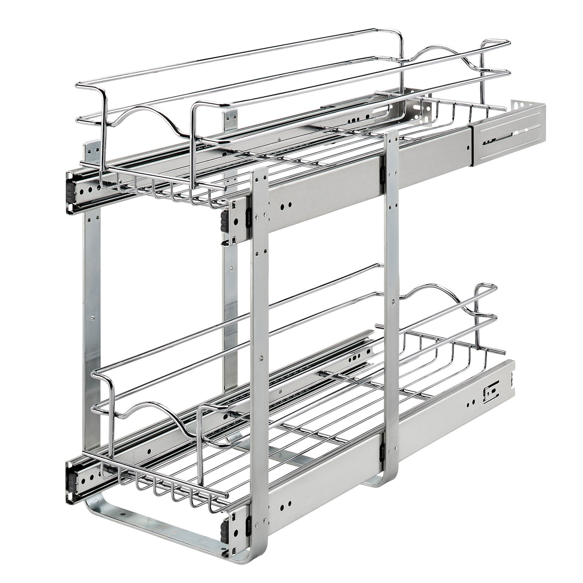Rev-A-Shelf 5WB2-0922CR-1 9" x 22" 2-Tier Cabinet Pull Out Wire Basket, Chrome (For Parts)