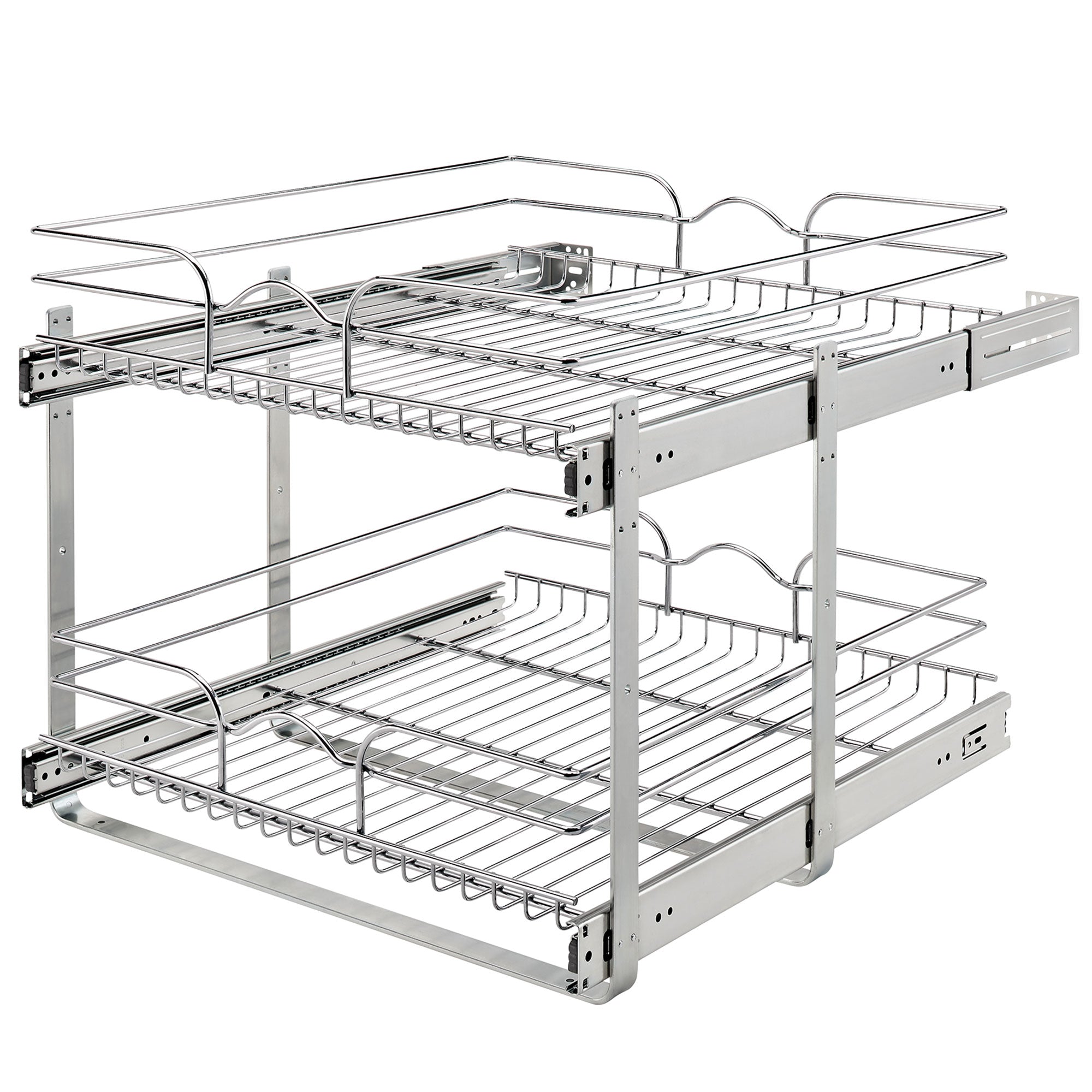 Rev-A-Shelf 5WB2-2122CR-1 21"x22" Chrome 2-Tier Pull Out Wire Baskets (Open Box)