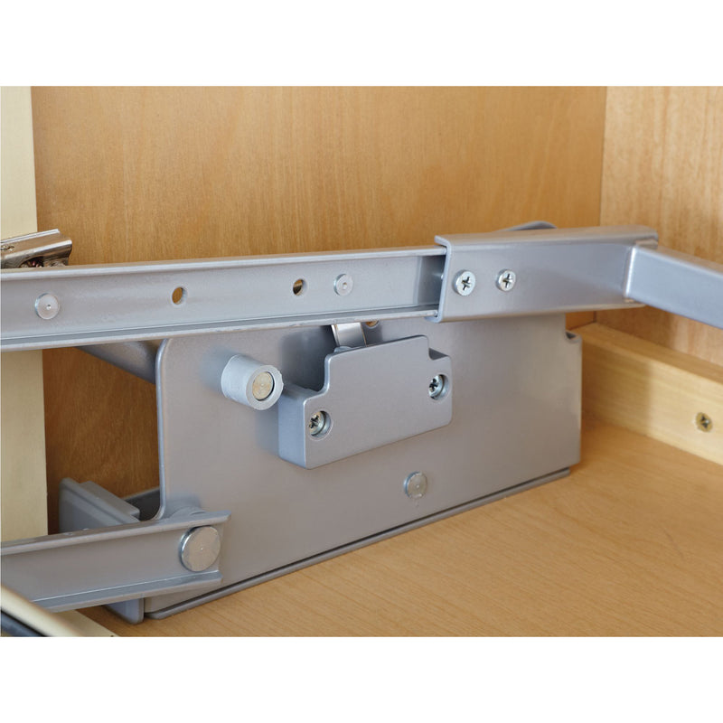 Rev-A-Shelf 24" Kitchen Pull-Down Wall Cabinet Shelf System, Chrome, 5PD-24CRN