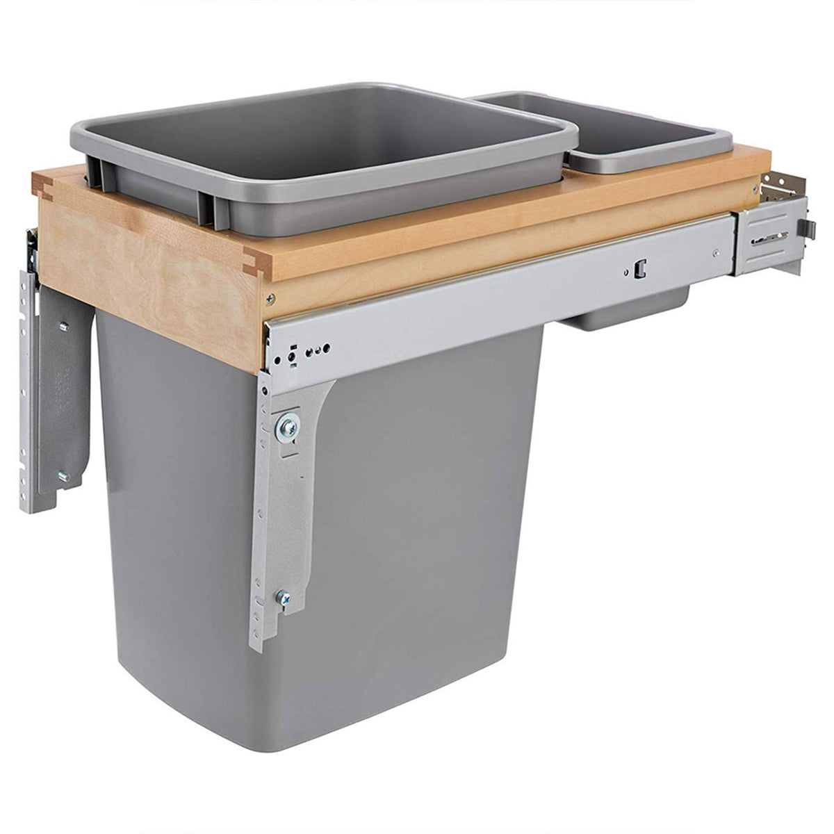 Rev-A-Shelf 4WCTM-12BBSCDM1 35-Qt Top Mount Pullout Waste Containers(Open Box)