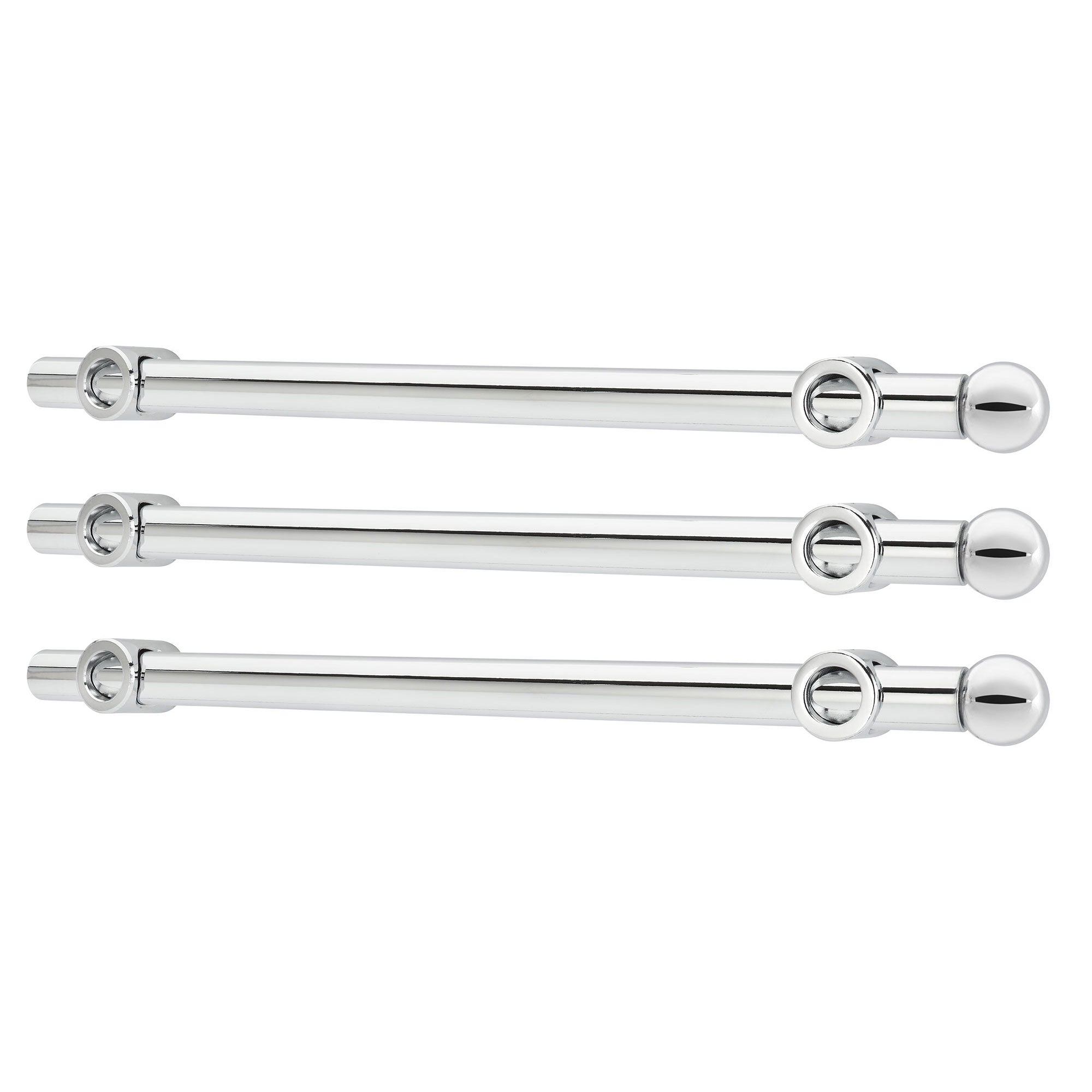 Rev-A-Shelf CVR-14-CR 14" Extendable Designer Closet Valet Rod, Chrome (3 Pack) - VMInnovations