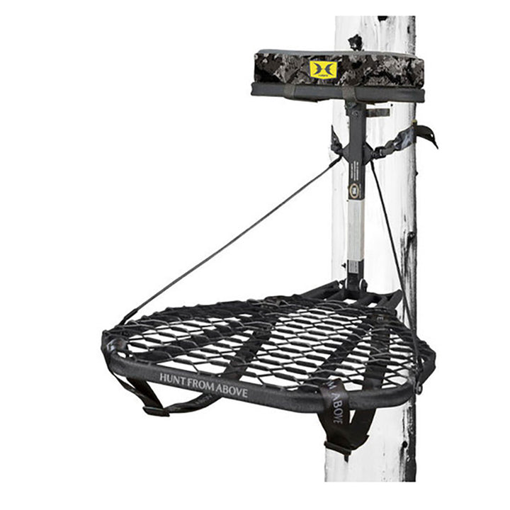 Hawk COMBAT Durable Steel Hunting Treestand & Full Body Safety Harness (2 Pack) - VMInnovations