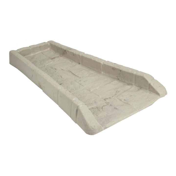 Suncast SB24 Decorative Rain Gutter Downspout Splash Block, Light Taupe (5 Pack) - VMInnovations
