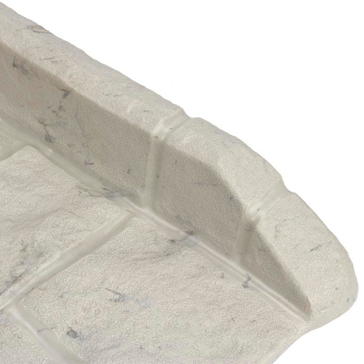 Suncast SB24 Decorative Rain Gutter Downspout Splash Block, Light Taupe (5 Pack) - VMInnovations