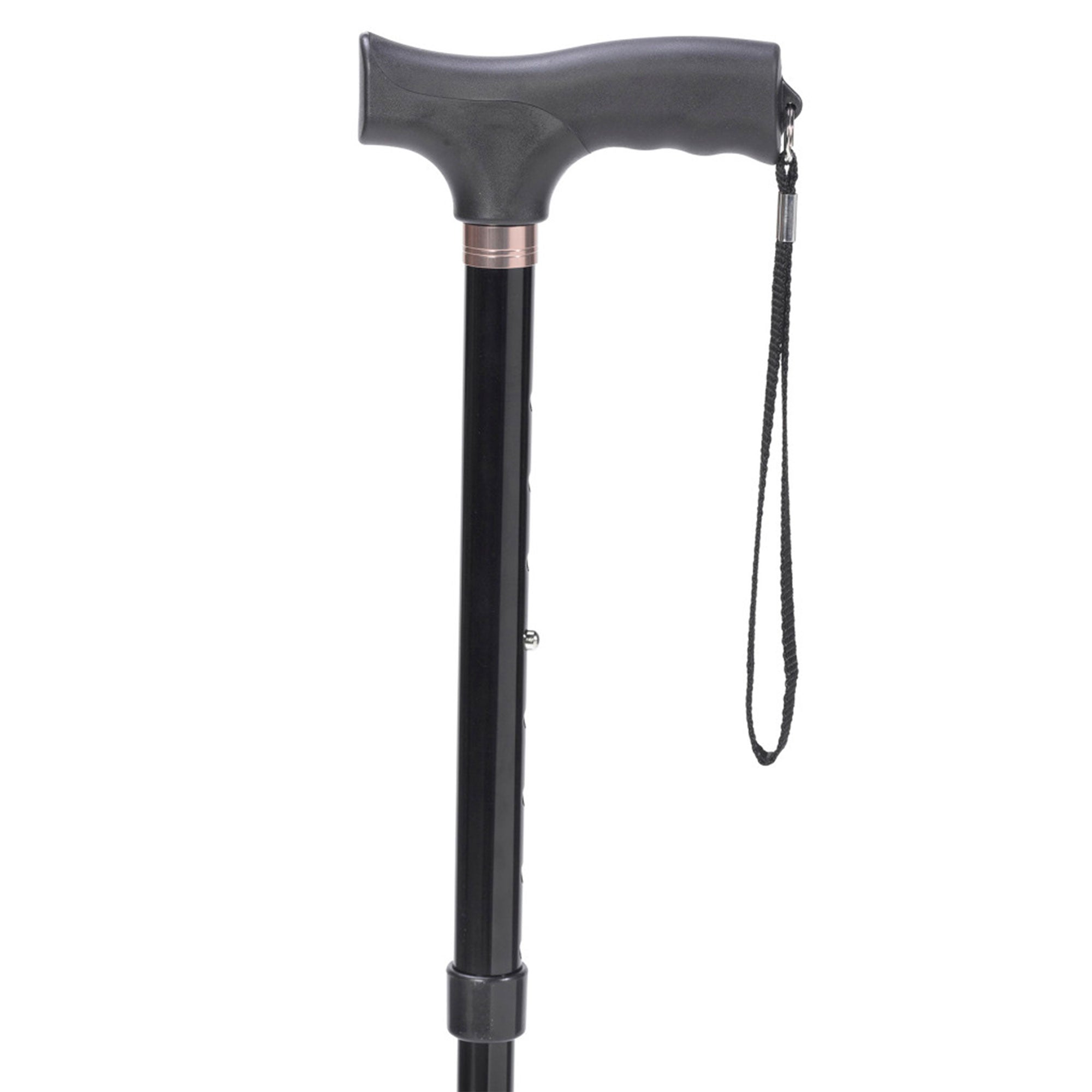 Drive Medical Flex N Go 39.5 Inch Adjustable Foldable Tripod Walking Cane, Black - VMInnovations