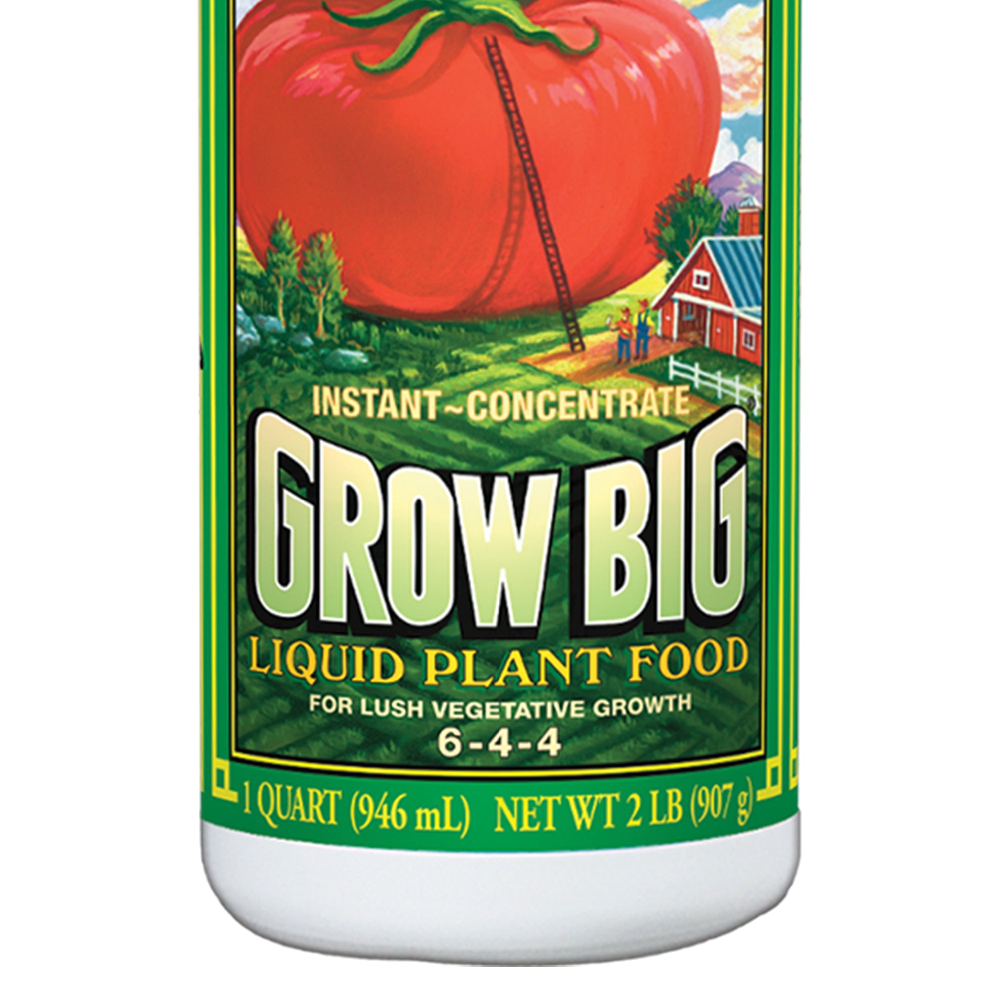 FoxFarm 1 Qt Grow Big Liquid Concentrate Fertilizer for Lush Vegetative Growth