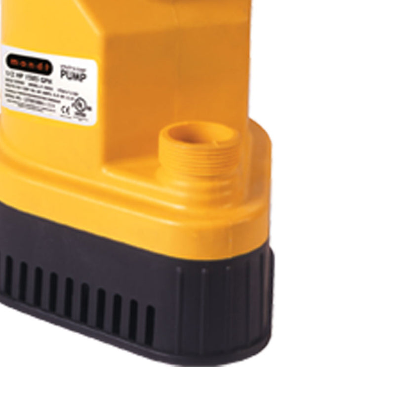 Mondi MONDIPUMP 1585X Gold Series Utility and Sump Pump with 2 Hose Fittings - VMInnovations