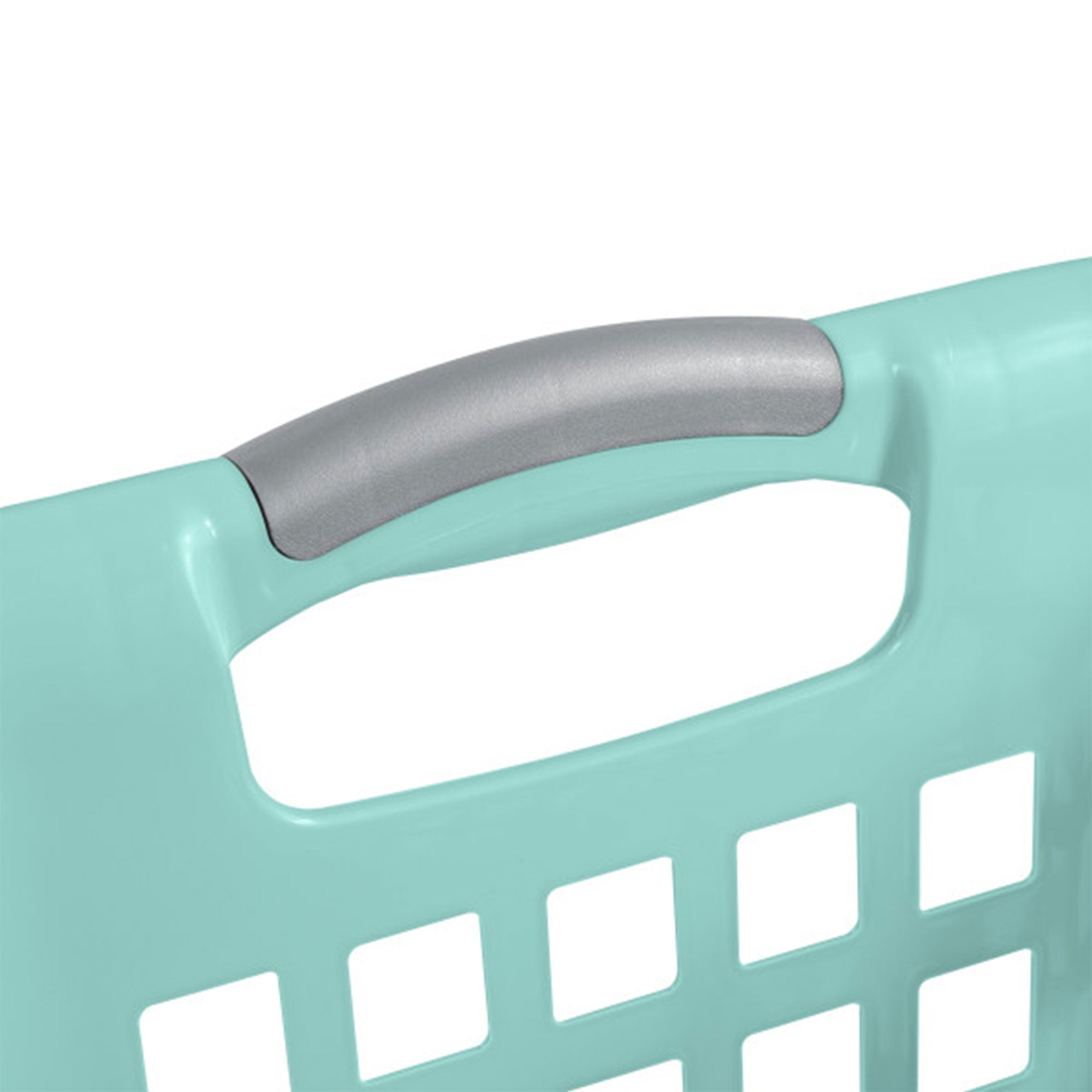 Sterilite Ultra 2 Bushel Plastic Stackable Laundry Basket Bin, Aqua (12 Pack) - VMInnovations