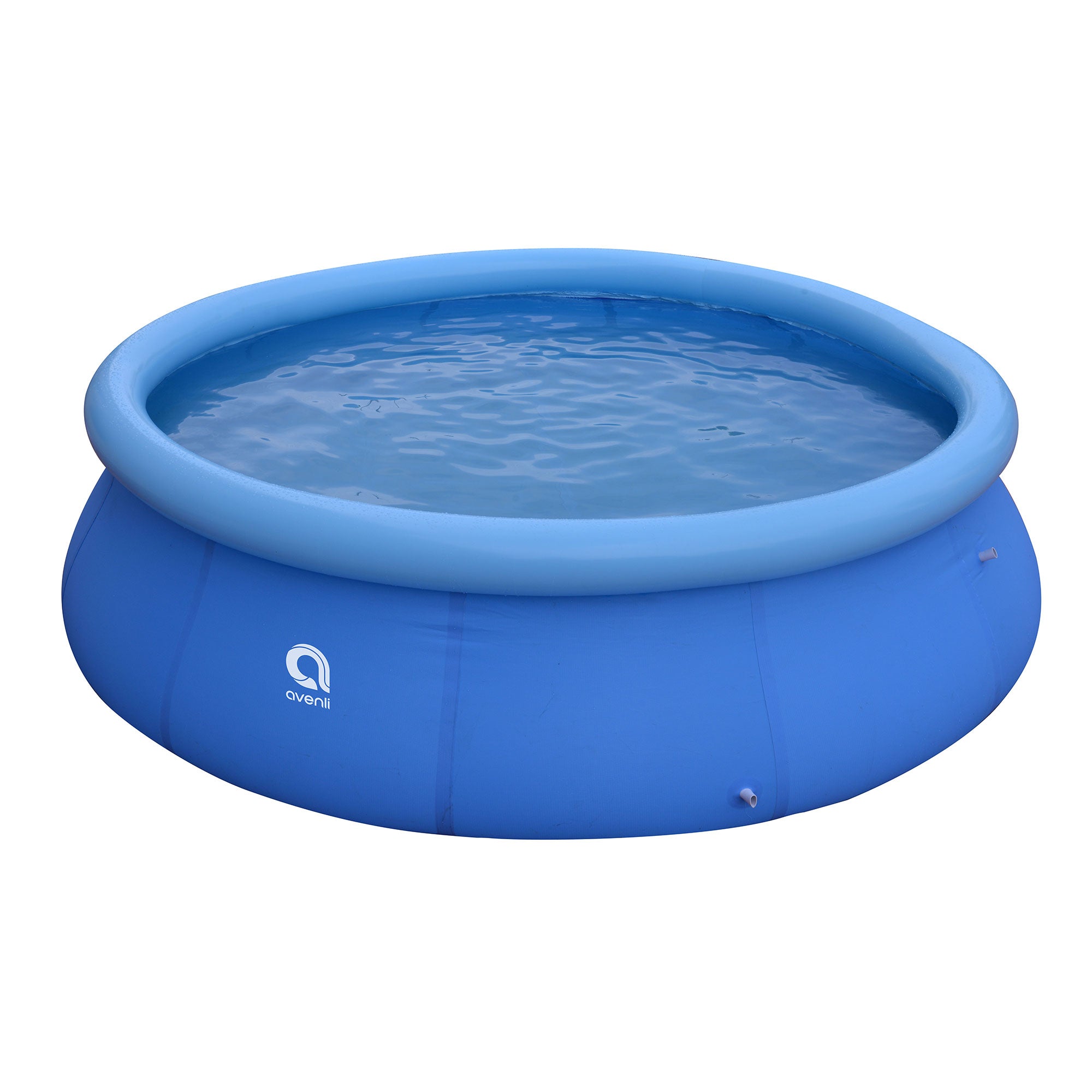 JLeisure 12 Ft x 30" Inflatable Pool Bundle w/ Filter Cartridge, Pump, & Vacuum