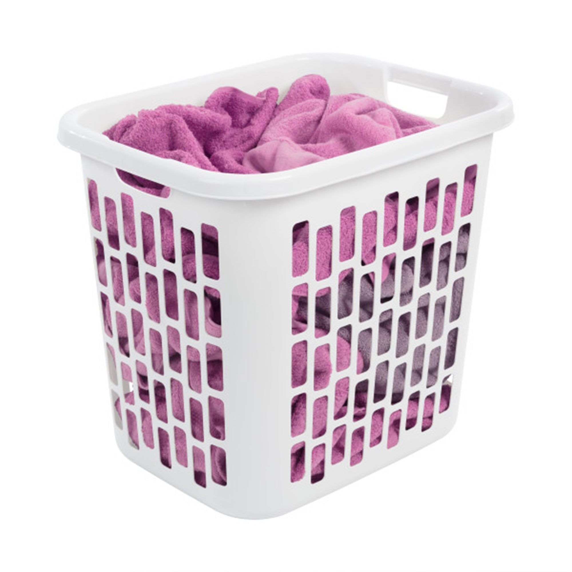 Sterilite Ultra Easy Carry Plastic Dirty Clothes Laundry Basket Hamper (4 Pack) - VMInnovations