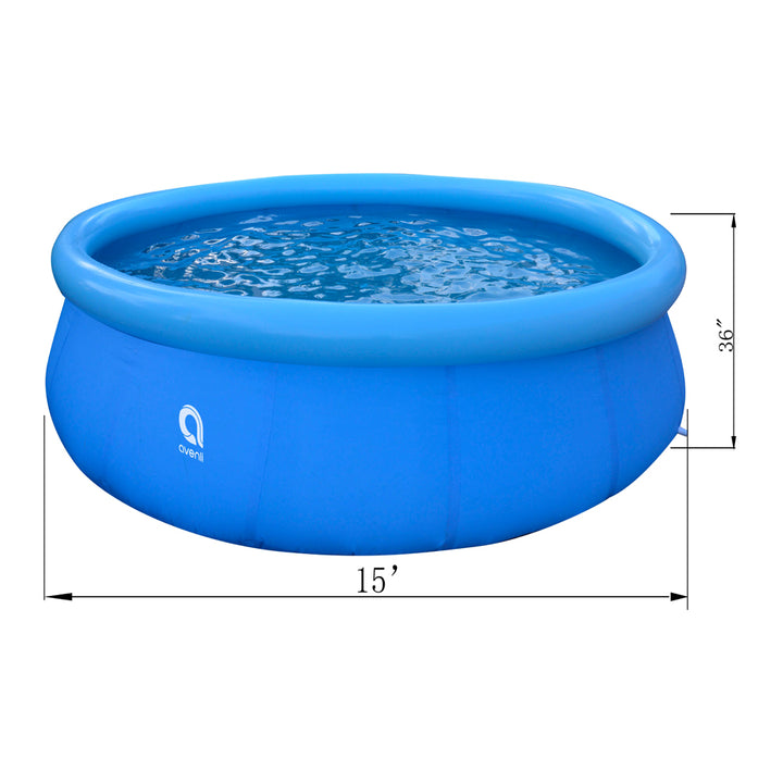 JLeisure 15Ft x 36" Prompt Set Inflatable Outdoor Backyard Swimming Pool(2 Pack) - VMInnovations