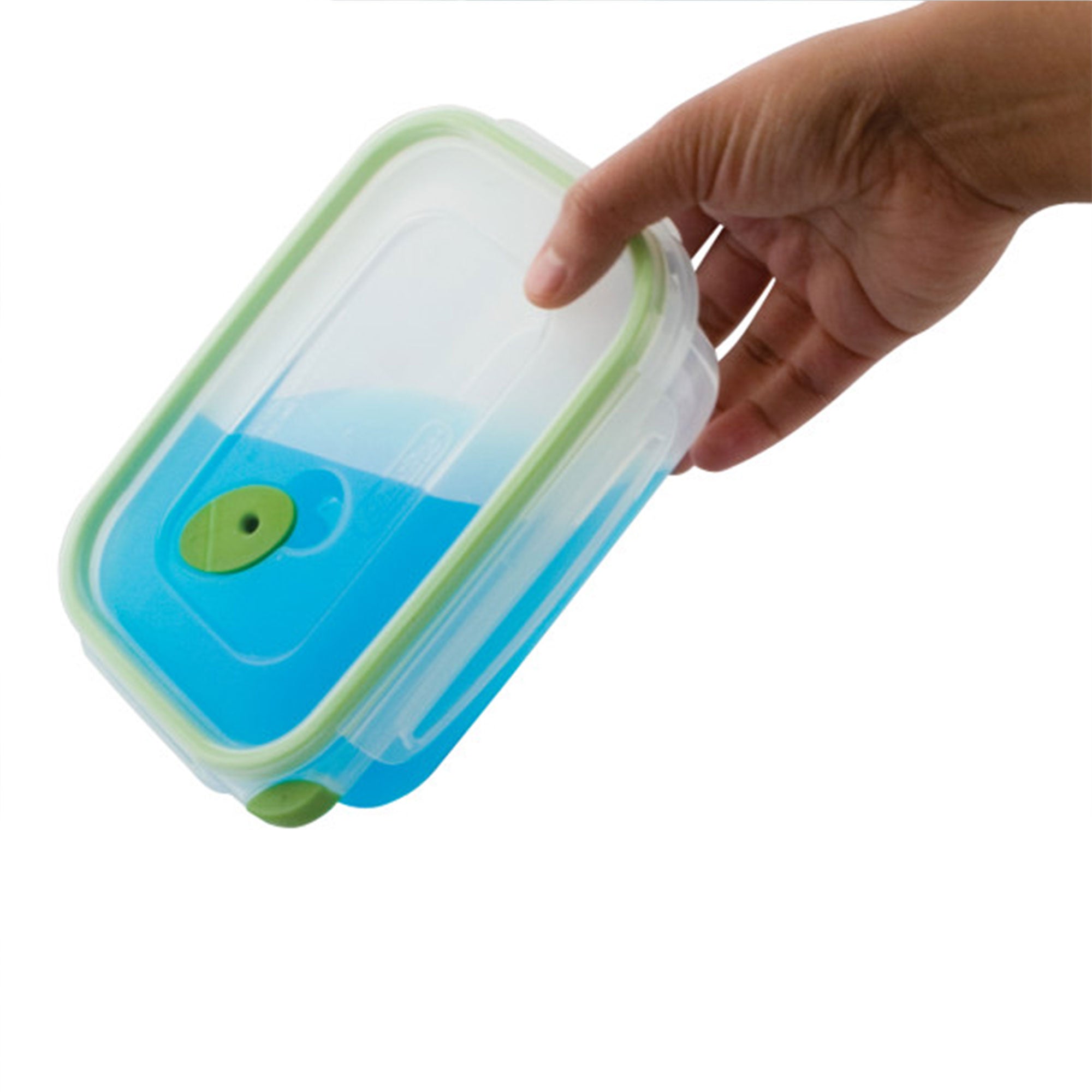 Sterilite 4.5 Cup Rectangle UltraSeal Food Storage Container, Green (24 Pack) - VMInnovations