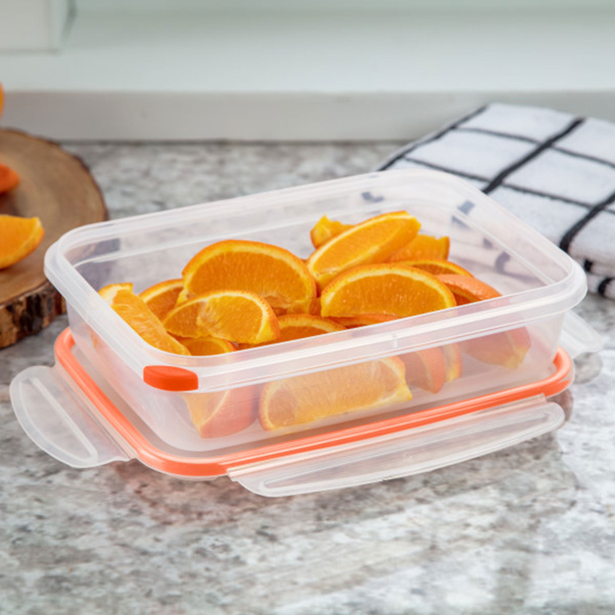 Sterilite 03211106 Ultra-Seal 5.8 Cup Food Storage Container w/ Clear Lid (6 PK) - VMInnovations