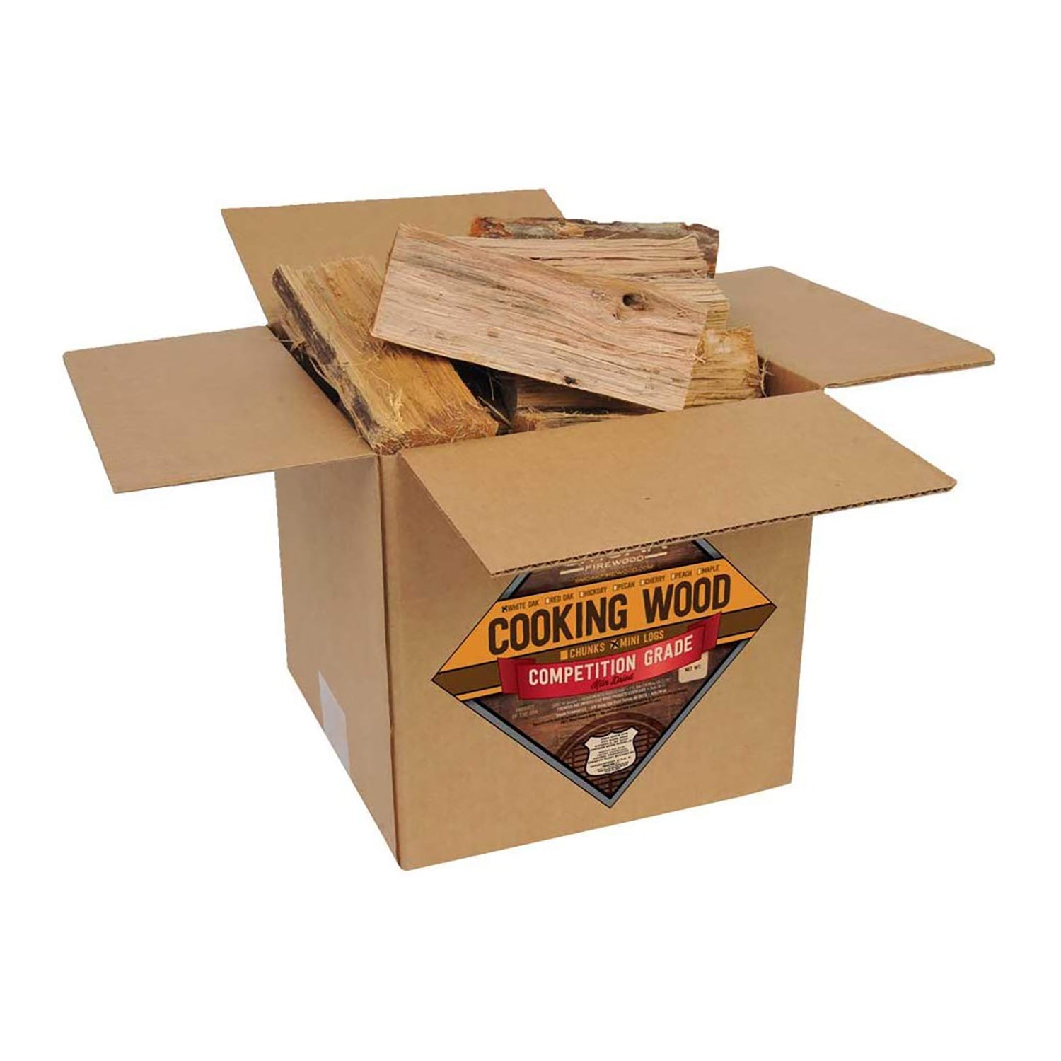 Smoak Firewood 25-30 Pound White Oak Kiln Cooking Grade Wood Mini Logs (Used)