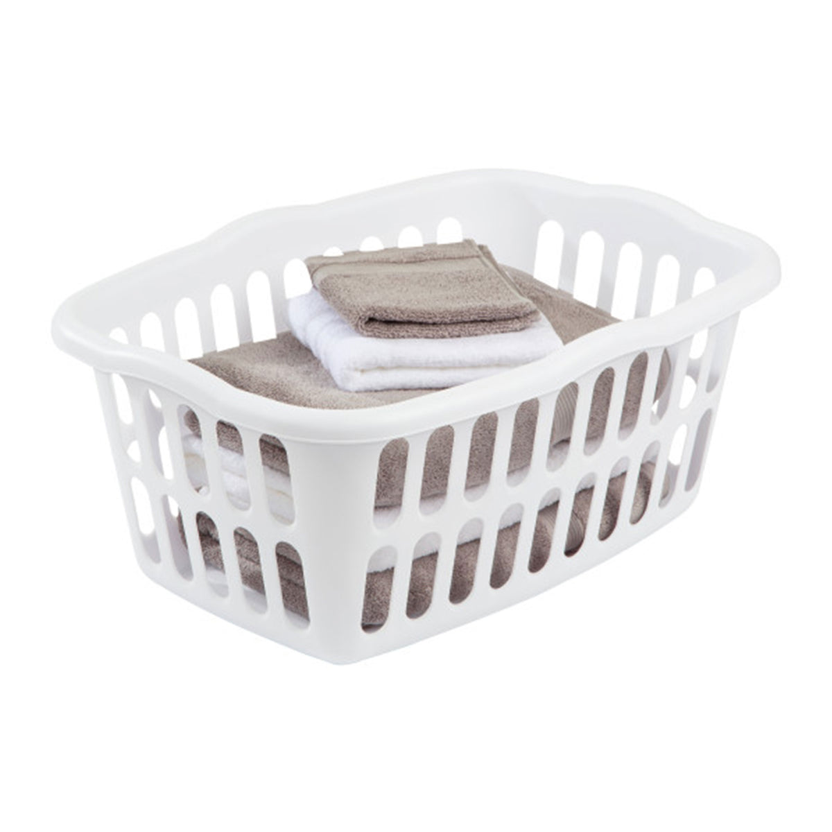 Sterilite 1.5 Bushel Plastic Clothes Laundry Basket Bin, Assorted (24 Pack)