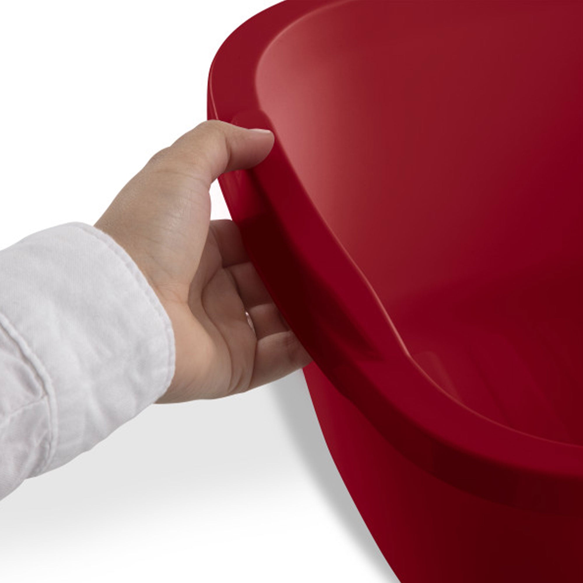 Sterilite Large Multi-Function Home 12-Qt Sink Dish Washing Pan, Red (8 Pack) - VMInnovations