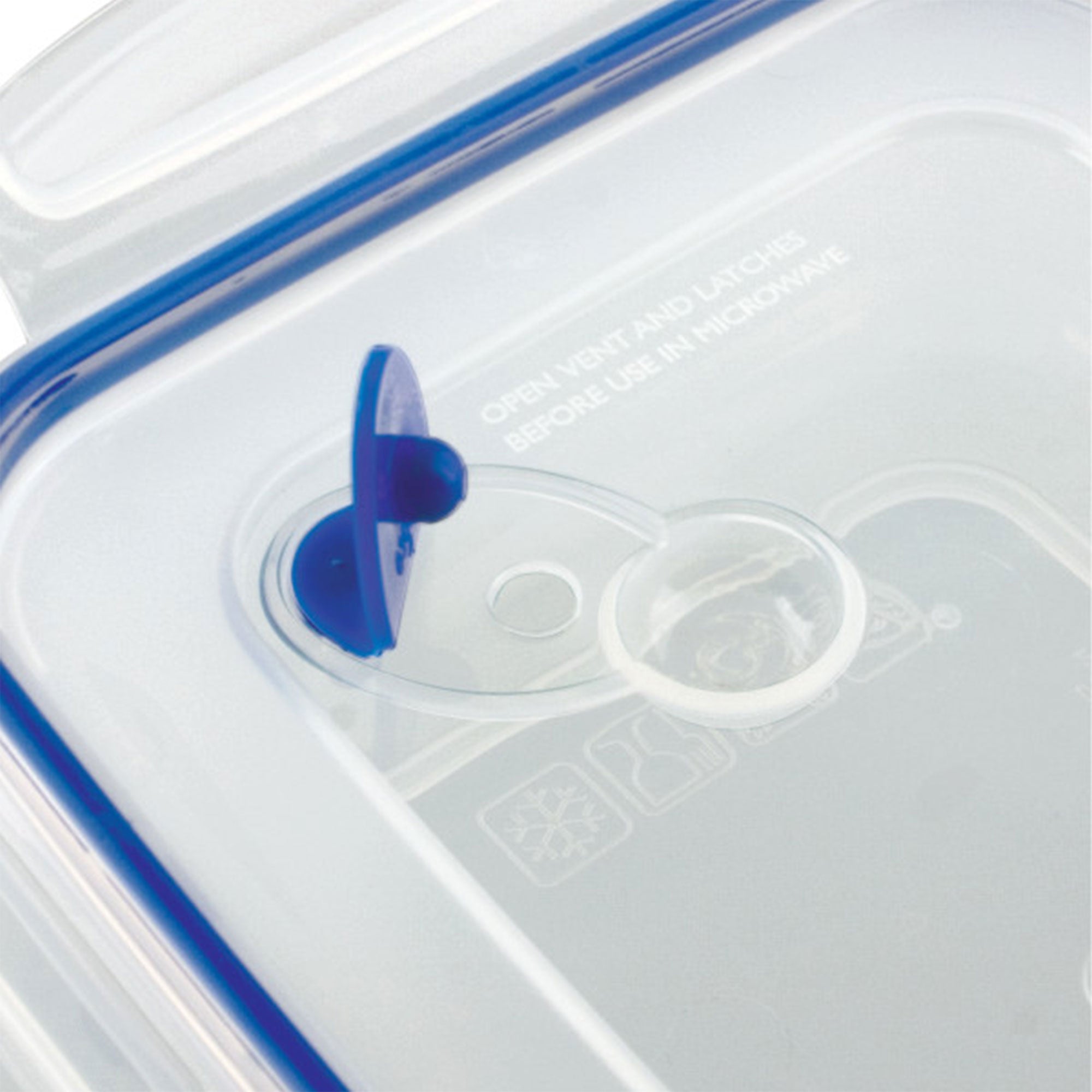 Sterilite 4.0 Cup Square Ultra-Seal Food Storage Container, Blue (6 Pack) - VMInnovations