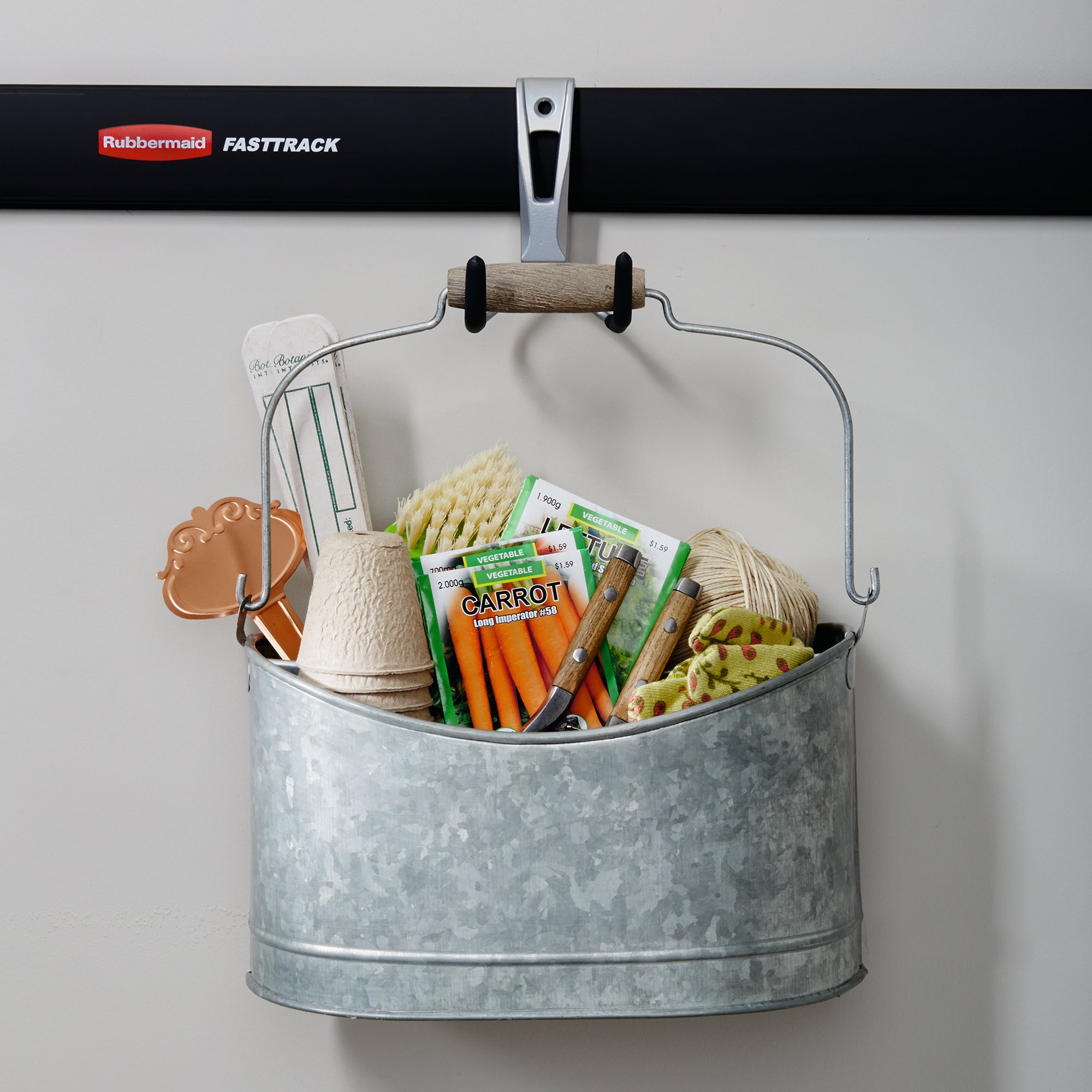 Rubbermaid Wall Mounted Rope, Hose, Cooler Garage Storage Utility Hook(Open Box) - VMInnovations
