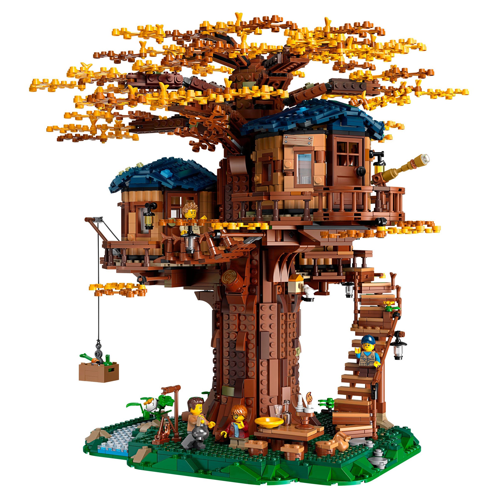 LEGO Ideas 21318 Tree House 3036 Piece Block Building Set with 4 Minifigures