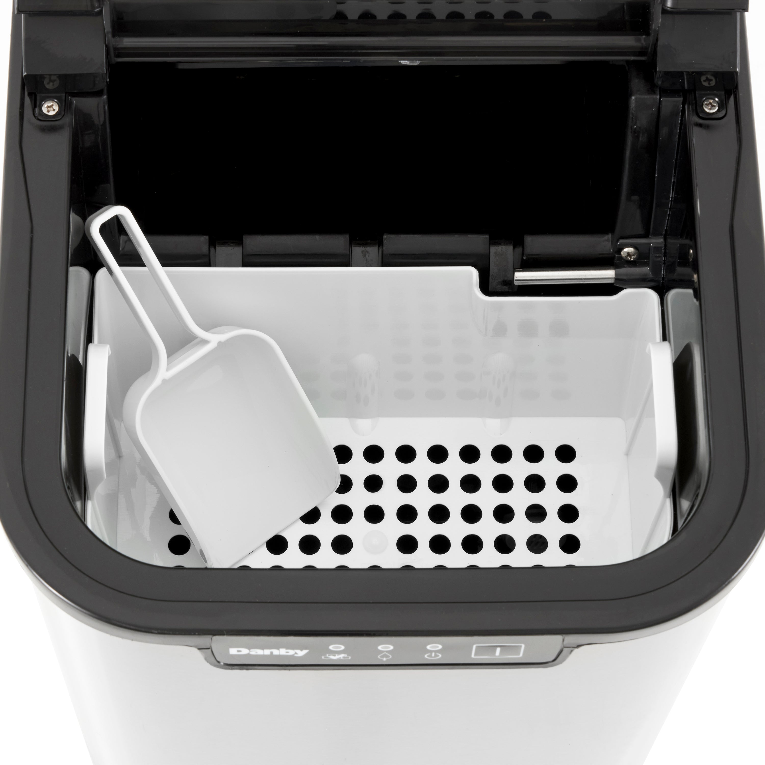Danby 2-Pound Capacity Electric Self-Cleaning Spotless Steel Ice Maker (Used)