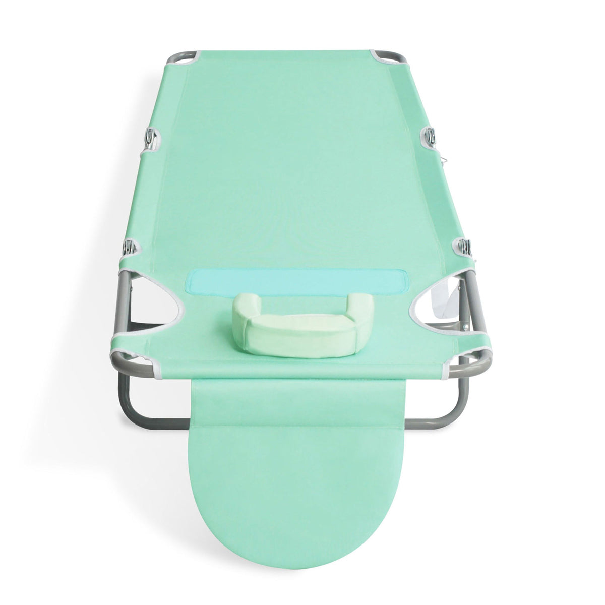 Ostrich Ladies Comfort Lounger, Beach Camping Pool Tanning Chair, Teal (Used) - VMInnovations